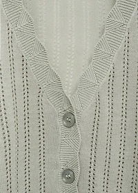 Pajama cardigan with lace detail