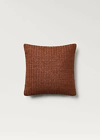 Braided-design cushion cover 45x45 cm