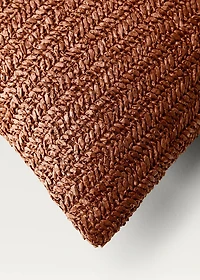 Braided-design cushion cover 45x45 cm