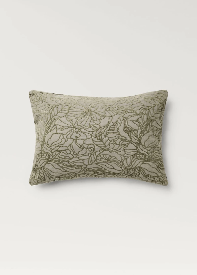 Jacquard fabric cushion cover 40x60 cm