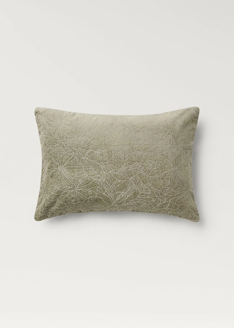 Jacquard fabric cushion cover 40x60 cm