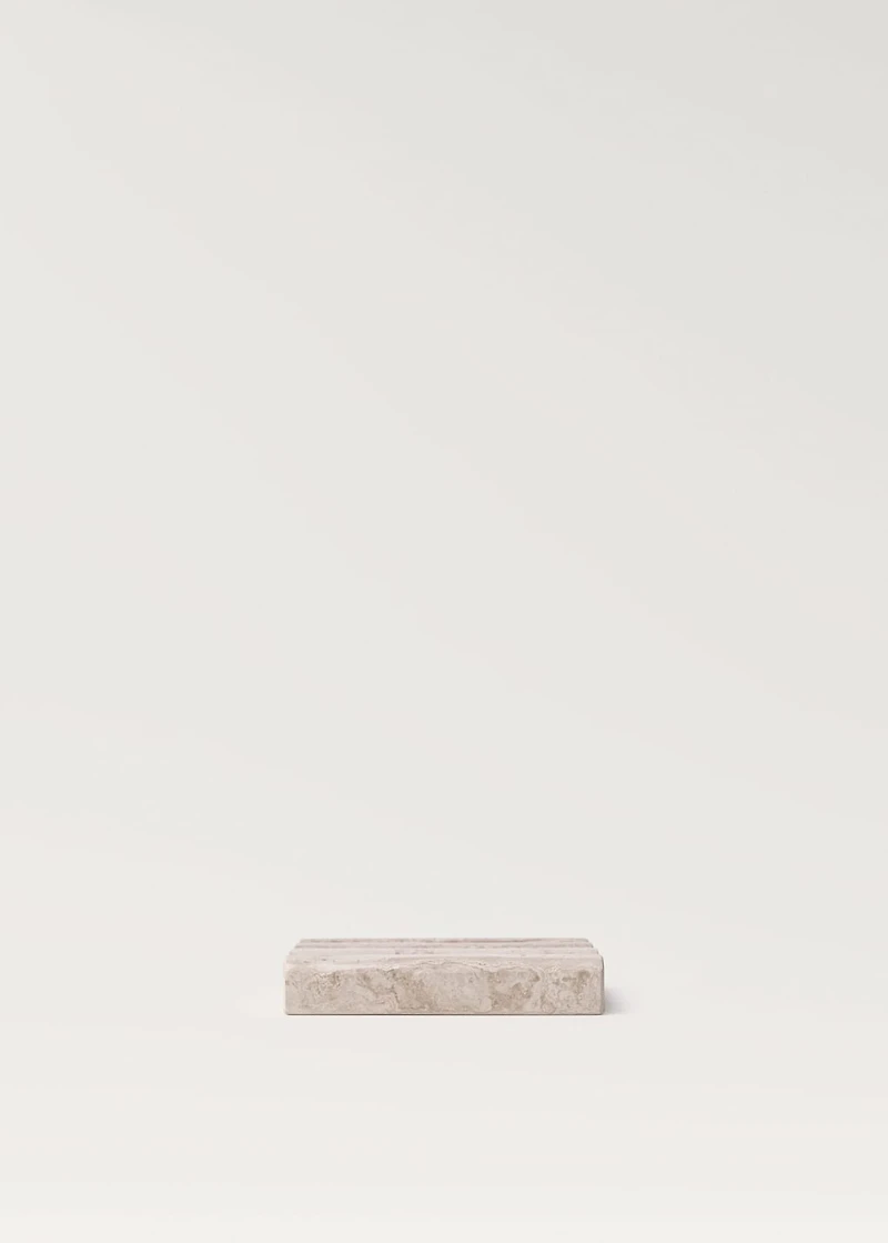 Marble soap dish