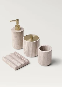 Marble soap dish