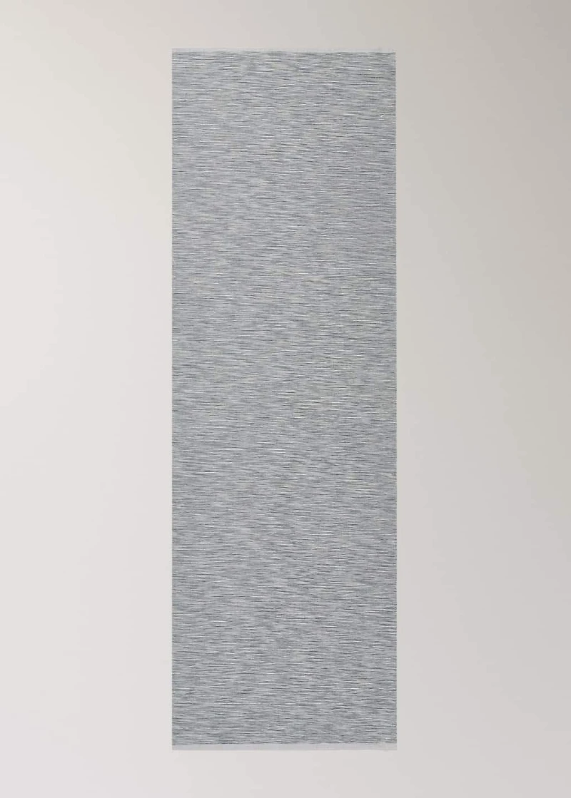 Cotton yarn-dyed melange table runner