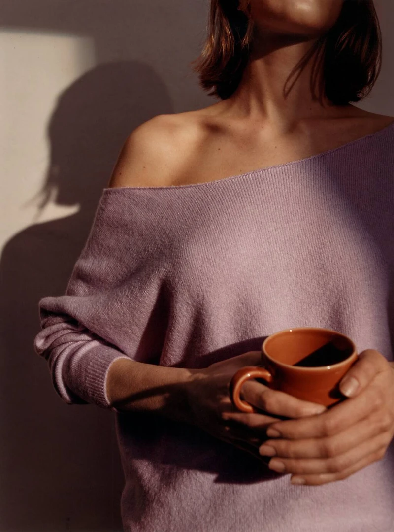 Oversize knit sweater