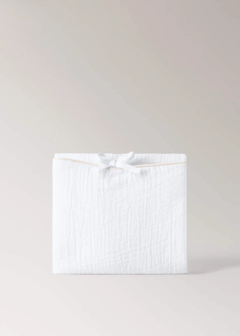 Portable chiffon baby changing mat