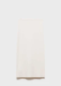 Fine knit midi skirt