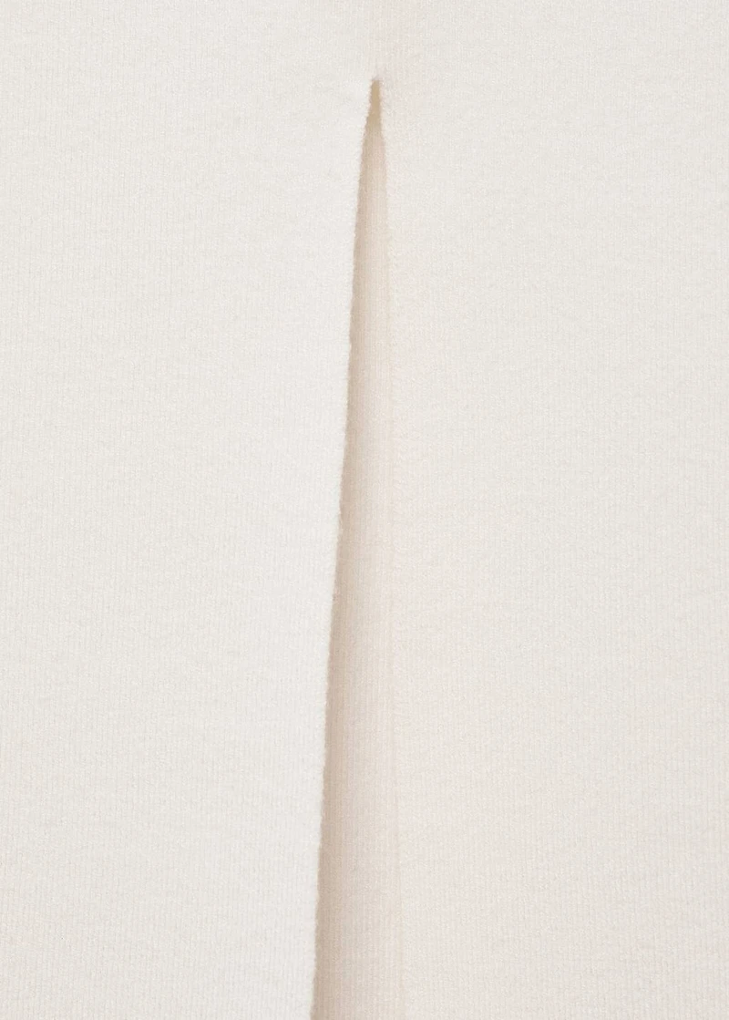 Fine knit midi skirt