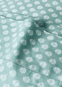 Cotton percale children's pillowcase with small flower 45x110 cm