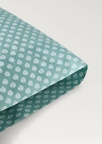 Cotton percale children's pillowcase with small flower 45x110 cm