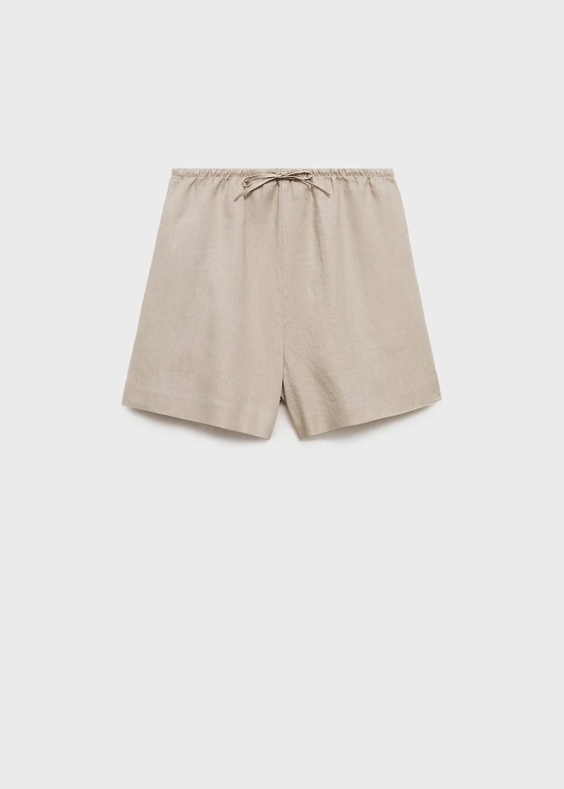 Linen shorts