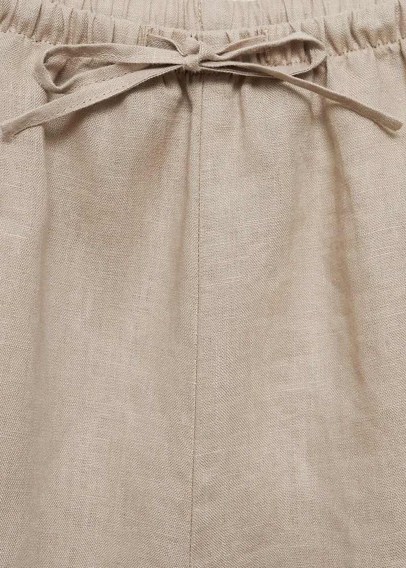Linen shorts