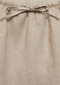 Linen shorts