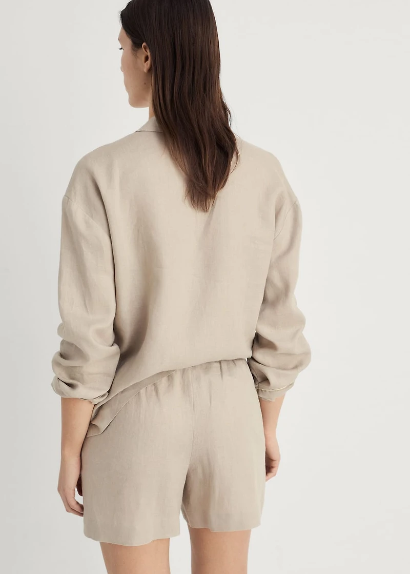 Linen shorts