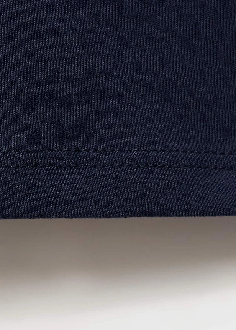 Pocket cotton T-shirt