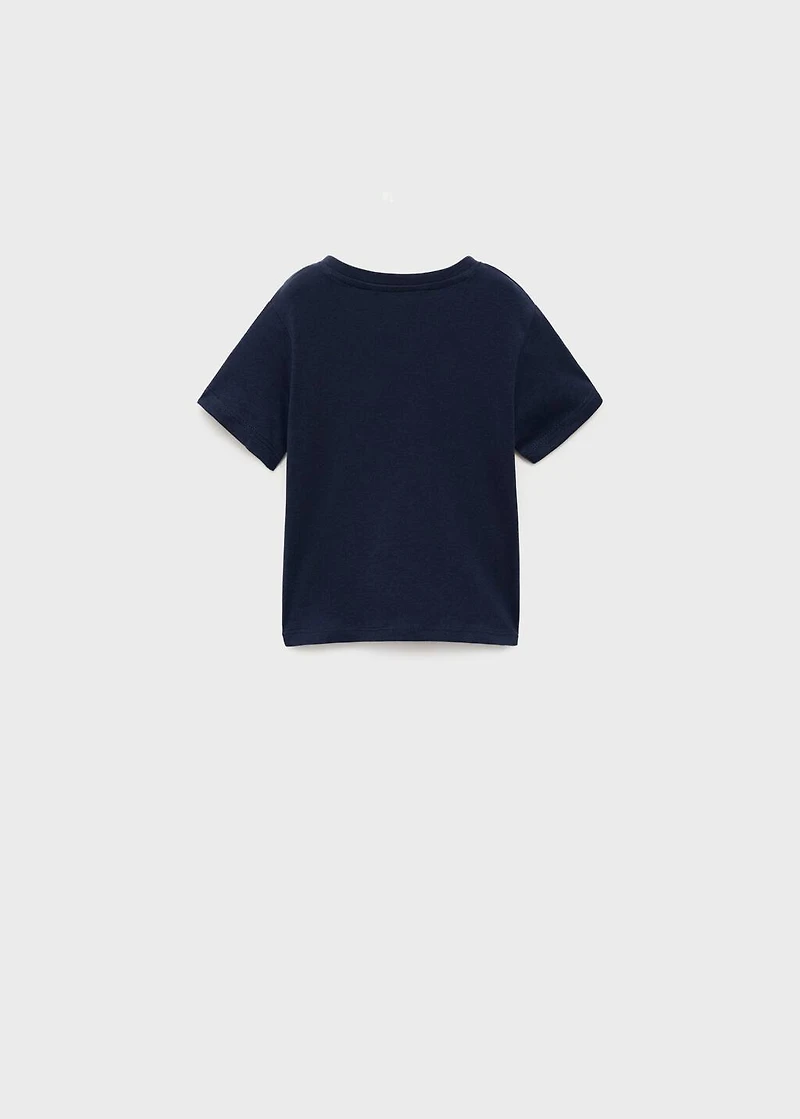 Pocket cotton T-shirt