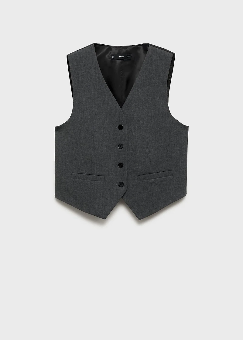 Vest with adjustable belt