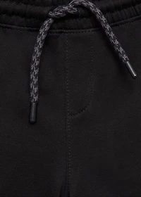 Cotton shorts with drawstring