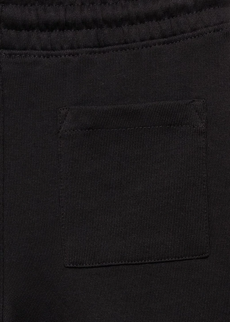 Cotton shorts with drawstring