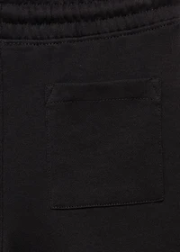 Cotton shorts with drawstring