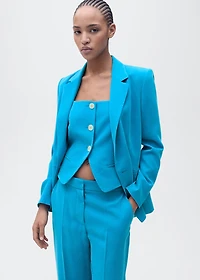 Straight suit trousers