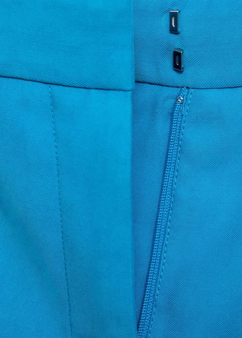 Straight suit trousers