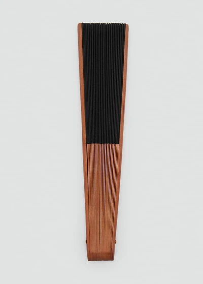Smooth wooden fan