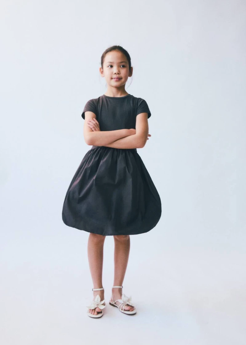 Ballon skirt dress