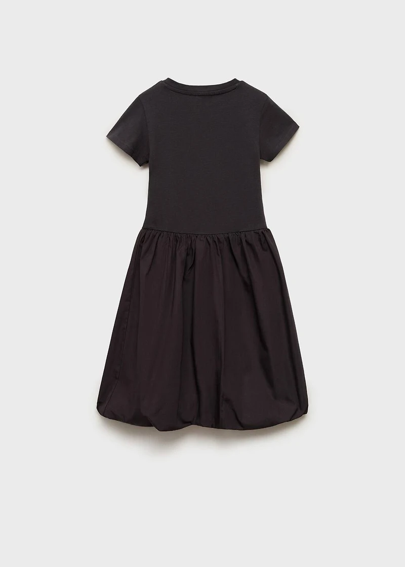 Ballon skirt dress