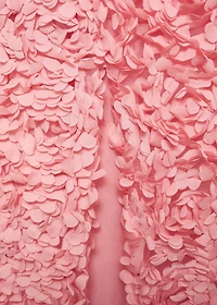 Tulle dress with embroidered flower