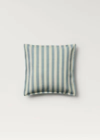 Children's woven stripe cushion cover 40x40 cm