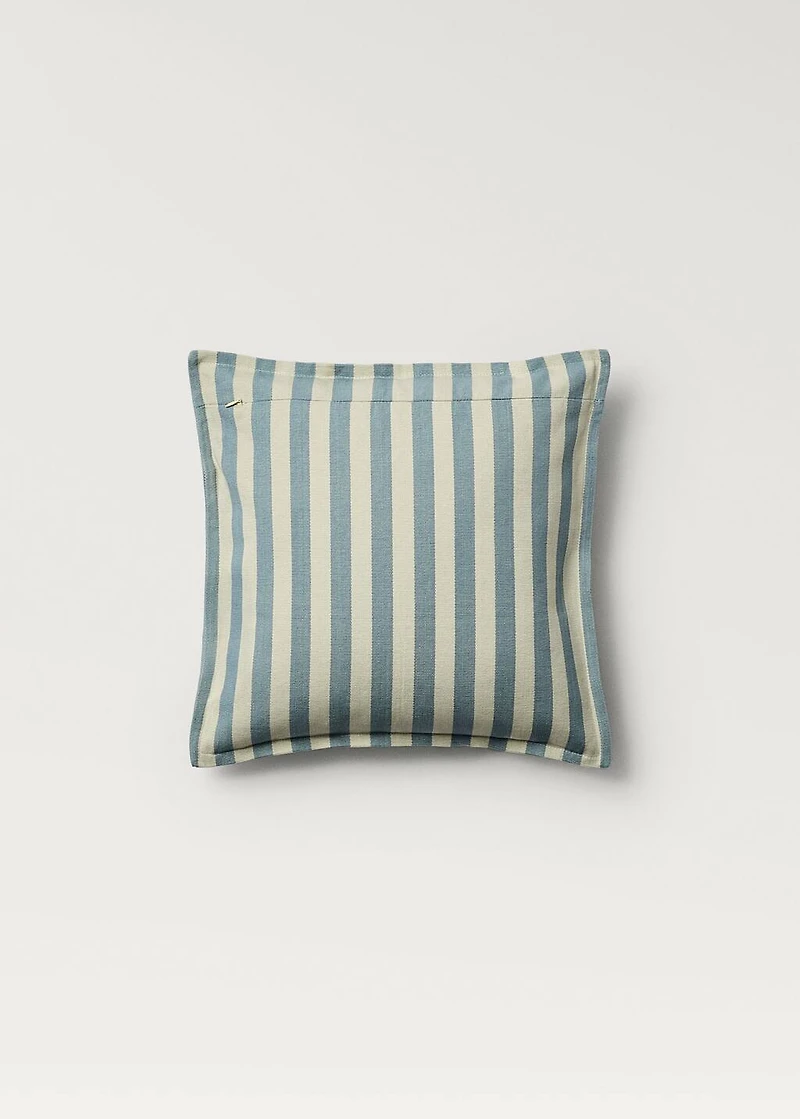 Children's woven stripe cushion cover 40x40 cm