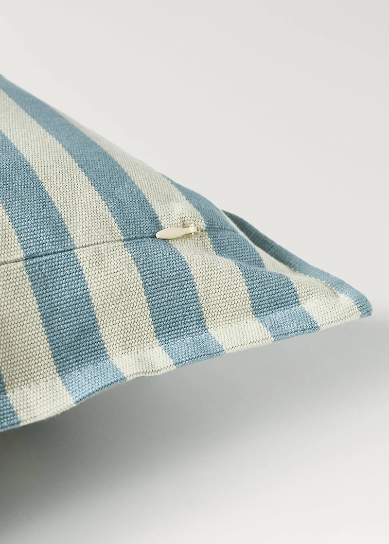 Children's woven stripe cushion cover 40x40 cm