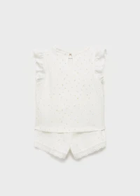 Floral cotton pyjamas