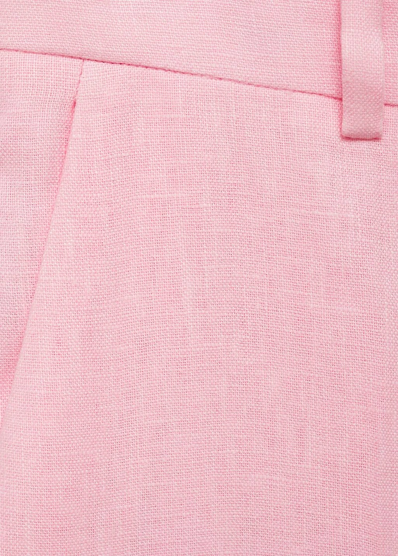 Linen suit trousers