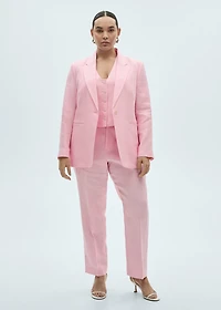 Linen suit trousers