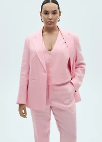 Linen suit trousers