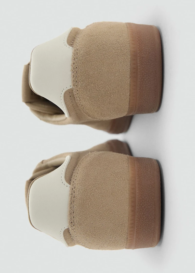 Suede sneakers