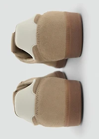 Suede sneakers