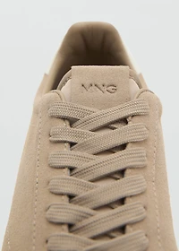 Suede sneakers