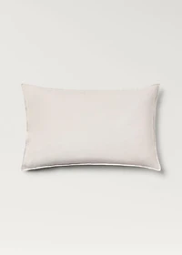 Two washed linen pillowcases 50x75 cm