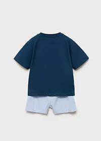 Striped short pyjamas