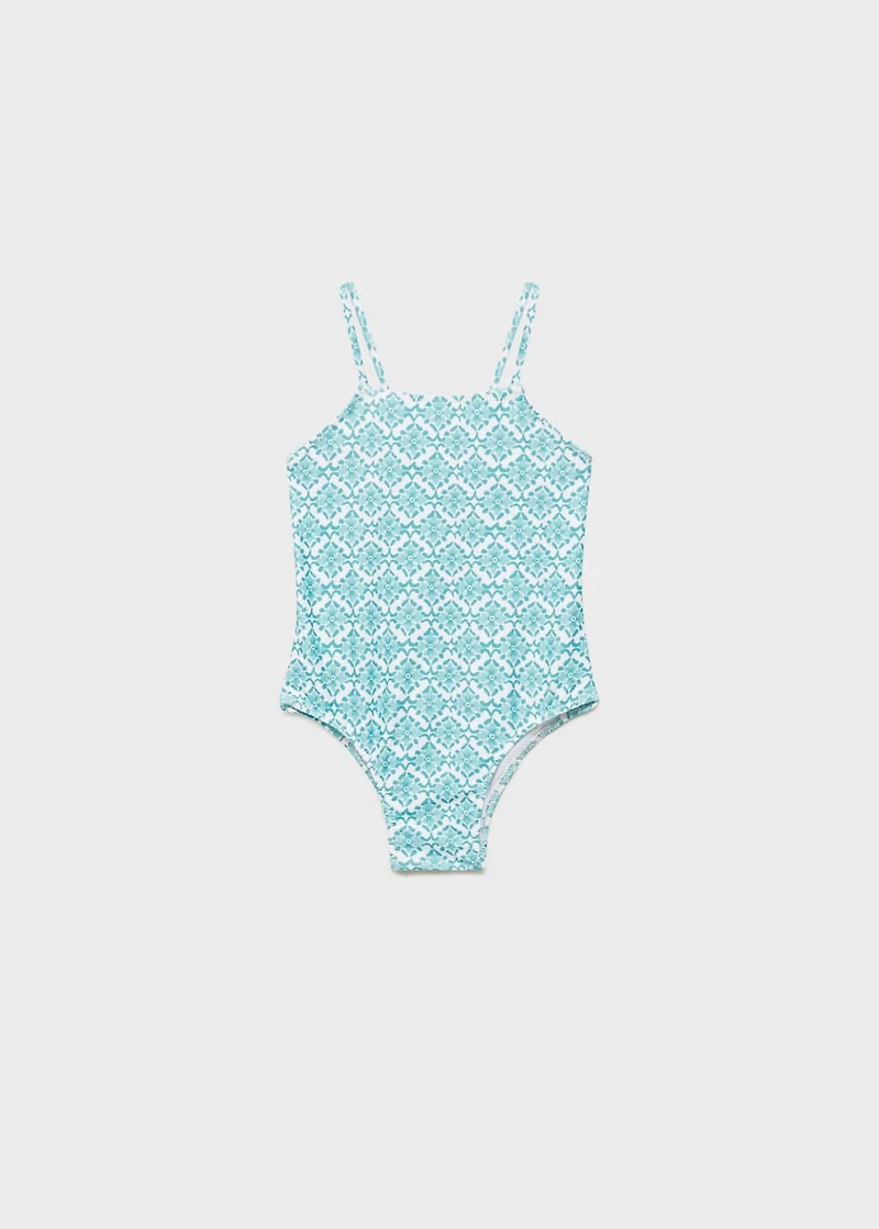 Floral print swimsuit