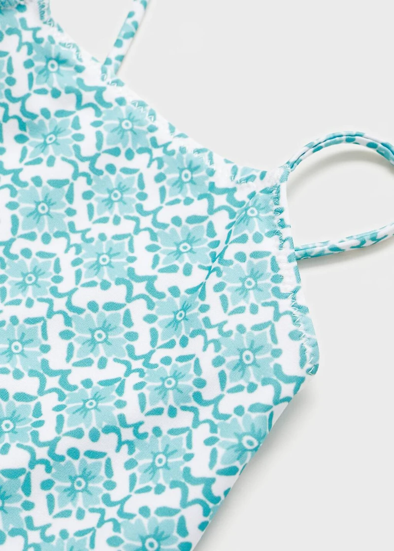 Floral print swimsuit