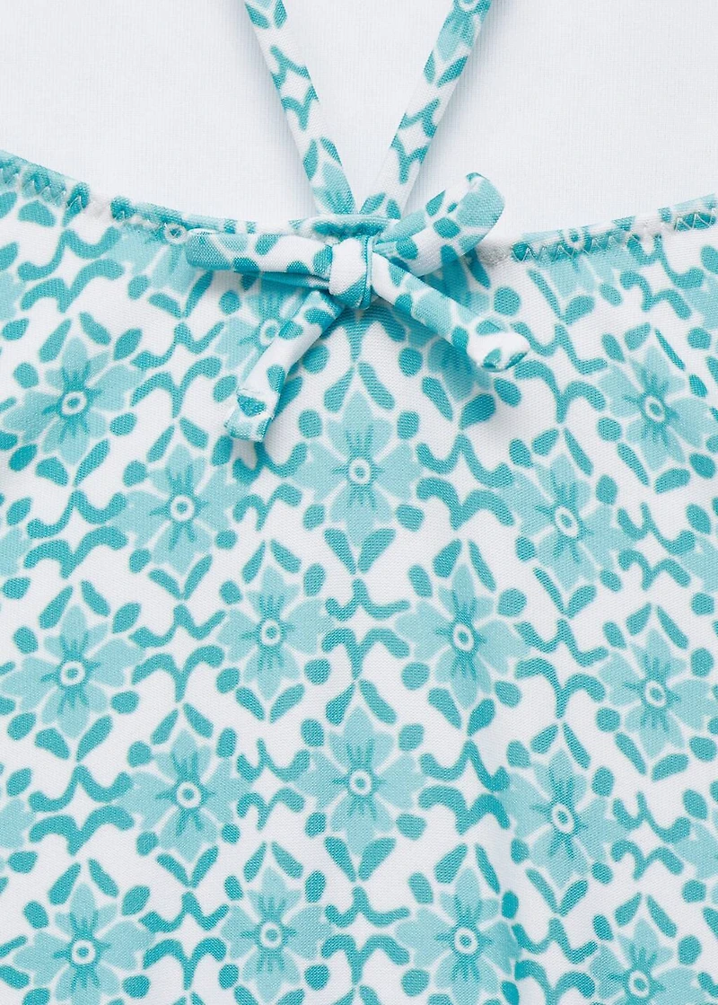 Floral print swimsuit