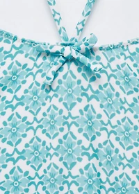 Floral print swimsuit