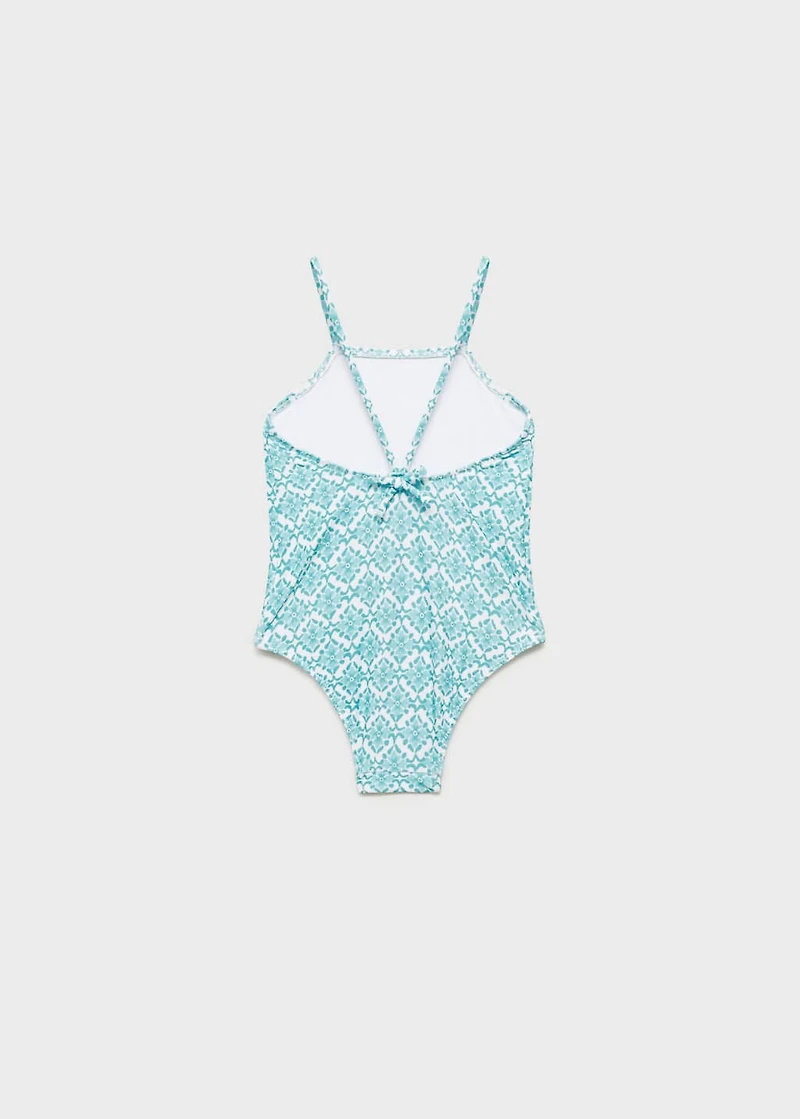 Floral print swimsuit