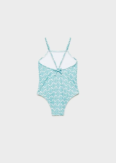Floral print swimsuit