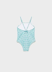 Floral print swimsuit