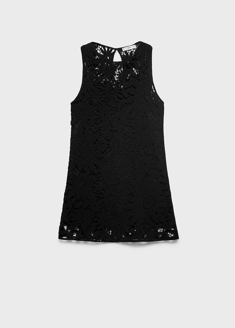 Crochet short dress